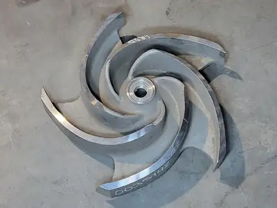 5-Vane Impeller 316SS, Size 4x6-14, 61187-2