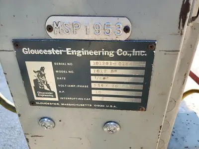 USED 1984 GLOUCESTER ENGINEERING 1012BP