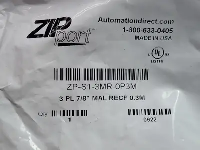 NEW ZIP PORT ZPS13MR0P3M