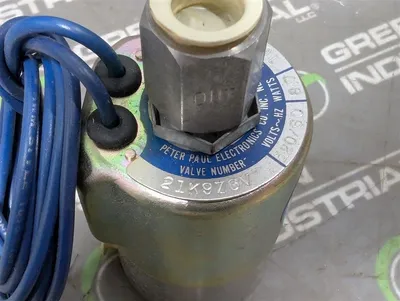 Peter Paul Electronics 21K9ZGV 2-Way Normally Open Solenoid Valve New