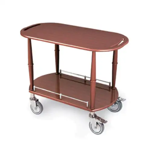 Geneva Oval Dessert Cart w/ Multi-Tiered Design (70453)