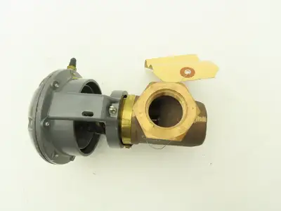 Johnson Controls Brass Valve 1" NPT  9-13PSIG w/V-3000-1 Diaphragm Actuator