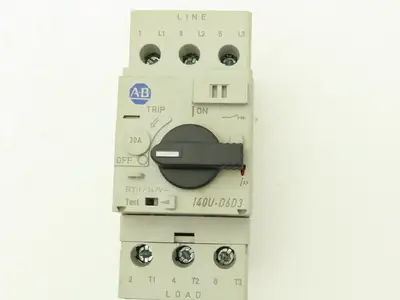 Allen Bradley 140U-D6D3-C30 Manual Motor Starter Circuit Breaker 30A Ser B