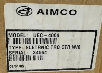 USED URYU / AIMCO UEC-4000 TORQUE CONTROLLER UEC4000