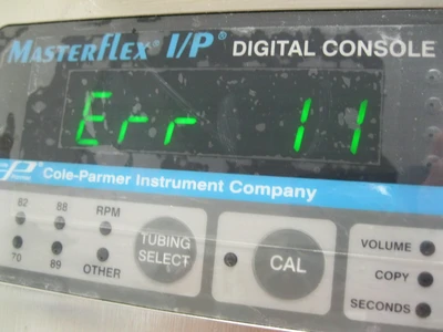 Cole-Parmer Masterflex I/P Console Drive w 77601-10 Pump Head FOR PARTS P27