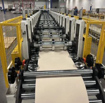 Metal Roof Fascia Cold Roll Forming Machine Florida