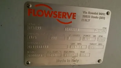 NEW FLOWSERVE 10HDX27B