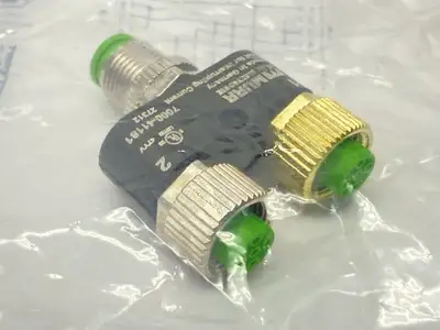 7000-41181-0000000 | Murr Elektronik  T-Coupler M12 Male / M12 Female 5-Pin - New