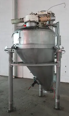 SPC8315  Bin Hopper Silo 40 cu.ft., bulk storage bin, Stainless Steel