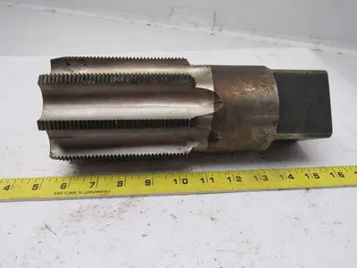 Morse 3-7/8"-8 Bottom Tap 8 Flute HSS 4-3/4" Flute Length 10" OAL