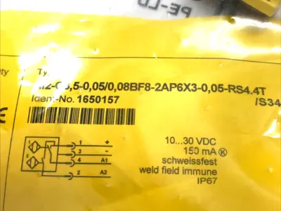 NEW TURCK INDUCTIVE SENSOR 2MM PNP 1650157