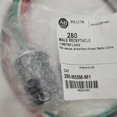 New | in-Stock ALLEN-BRADLEY ALLEN BRADLEY 280 MALE RECEPTACLE 1 METER LONG 280-M35M-M1 Universal Pressure Meters | ND Industrial Surplus #1218031