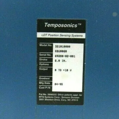NEW TEMPOSONICS 3210100000RBU0060 POSITION SENSOR