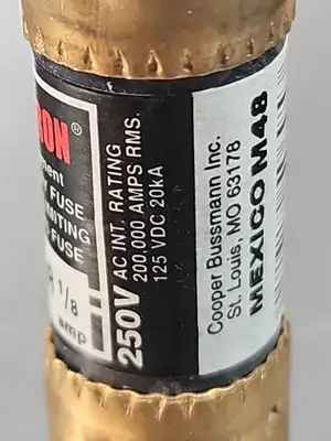 Fusetron FRN-R 1/8 Dual Element Time-Delay Loc4C4
