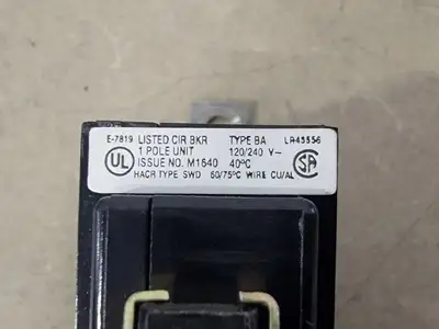 Used CUTLER-HAMMER BA120 Switchgears British Columbia CA | Lenmark #367161