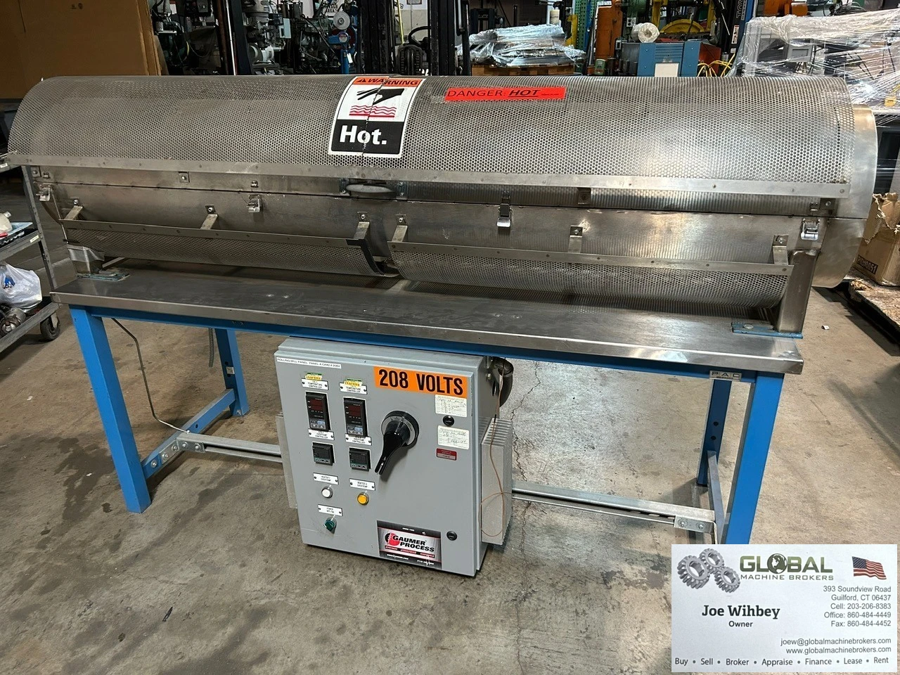 Gaumer Process Tube Furnace 72” Hot Zone 18kW CAT# SCP-12-80A-2-2C 1100C