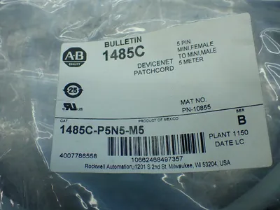 New | in-Stock ALLENBRADLEY 1485CP5N5M5 Cable & Wire Ohio US | HGR 24 #756348