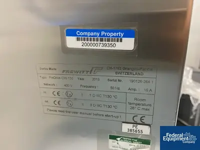 USED Frewitt Frewitt FreDrive Cone Mill, Model CW-150