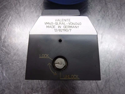 Valenite VDI40 Shank KM40 Clamping Unit VM40-QLRAL-VDI4040 (LOC163B)