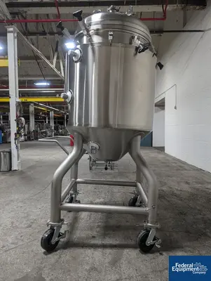 USED A&M Process 500 Liter A&B Process Receiver Tank, 316 S/S, 44/150#