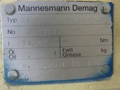 USED MANNESMANN DEMAG FG06 U1-H2-F2