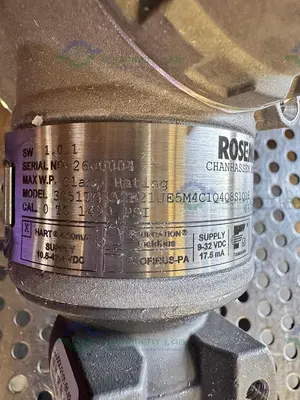 Used ROSEMOUNT 3051TG 4A2B21JE5M4C1Q4Q8S1Q16 DIGITAL PRESSURE TRANSMITTER Misc Electrical & Power Parts California US | Equipment Lab #1418447