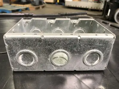6x4" High Voltage Pre-Ganged Masonry Box