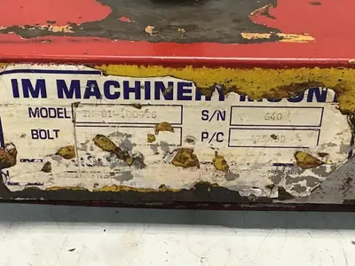 USED IM MACHINERY MOUNT IM-81-100/TS