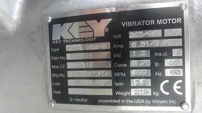 USED 2018 KEY TECHNOLOGY, INC. SH01-059819