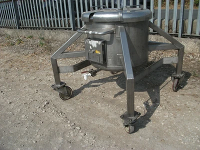110 L S/S Open Top Trolley Tank