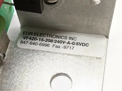 USED EDR VIBRATORY BOWL CONTROL BOARD