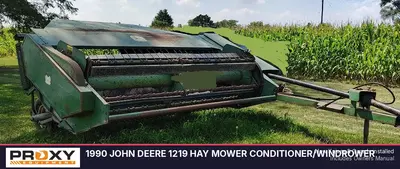 Used 1990 JOHN DEERE 1219 HAY MOWER CONDITIONER/WINDROWER Mower Conditioners Louisiana US | Proxy Equipment #1385222