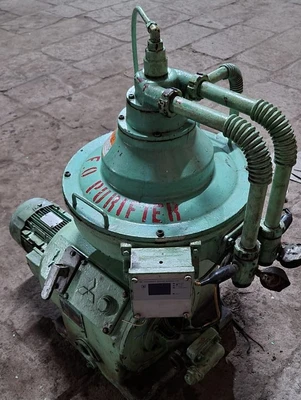 Mitsubishi SJ-10G self-cleaning oil purifier, SS bowl.