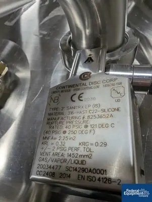 USED Precision 600 Liter DCI Reactor, Hastelloy C22, 45/150#