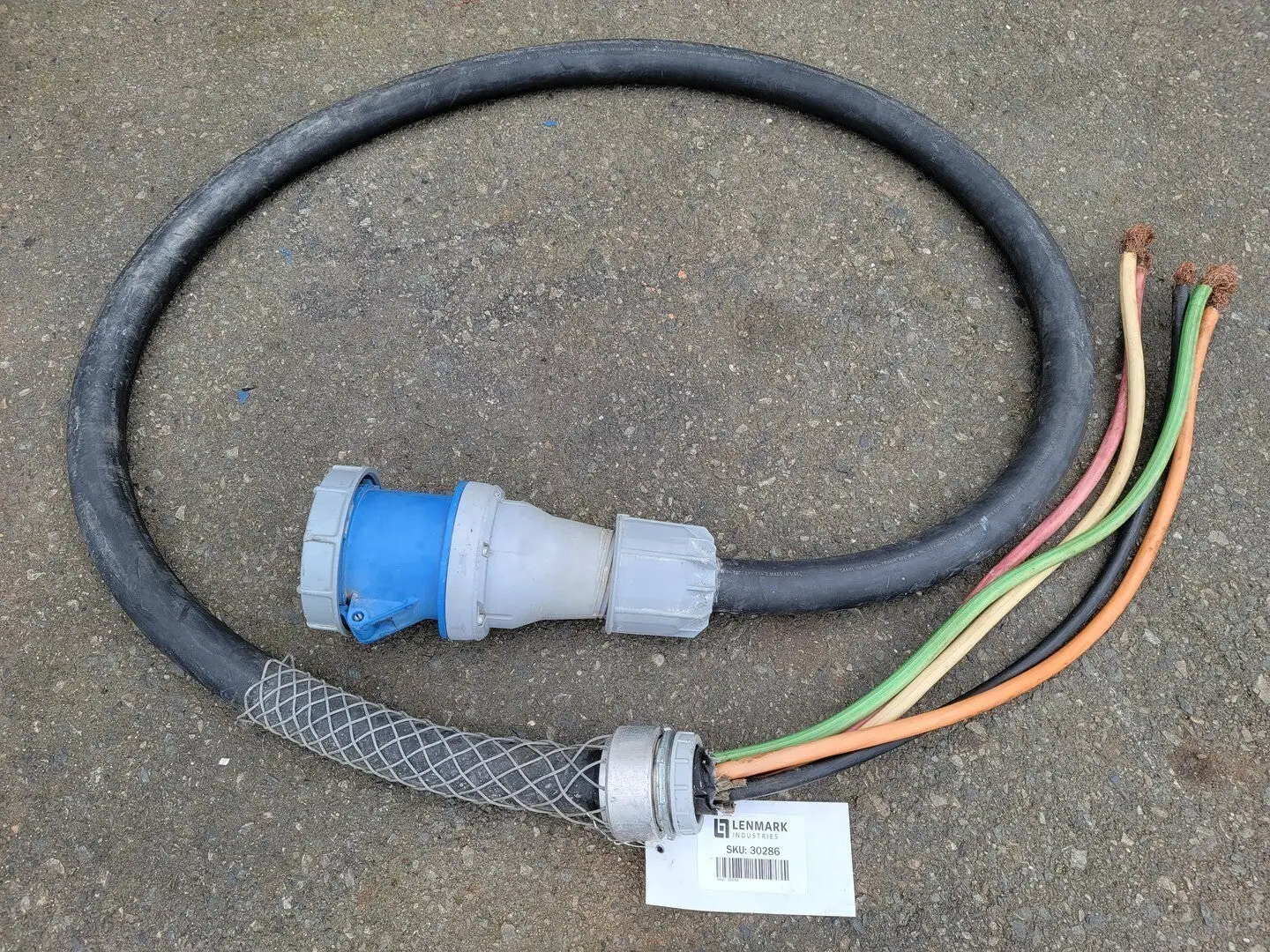 2000V Portable Power Cable 5100C9W, 2 AWG, 5 Conductors