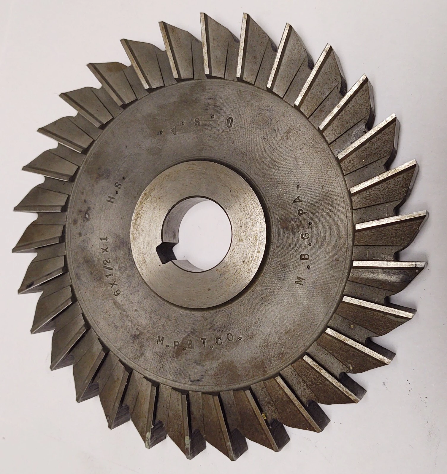 Moon 6" X 1/2" X 1"  HSS Horizonal Side Mill Cutter SHARP