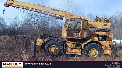 Used 1976 GROVE RT620S Rough Terrain Cranes Indiana US | Proxy Equipment #1377890
