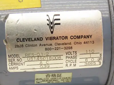 Used CLEVELAND VIBRATOR _UNKNOWN_ Miscellaneous MRO Indiana US | Arrow Industrial #1367514