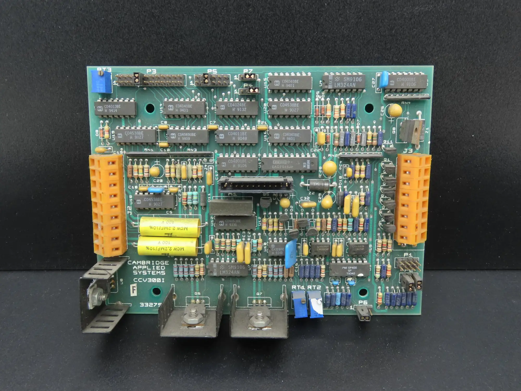 Cambridge Applied Systems CCV300I Viscosity Temperature Display Circuit Board