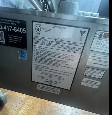USED HENNY PENNY OFG-323