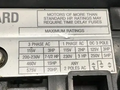 USED ALLEN BRADLEY 1494V-DS30 SER A