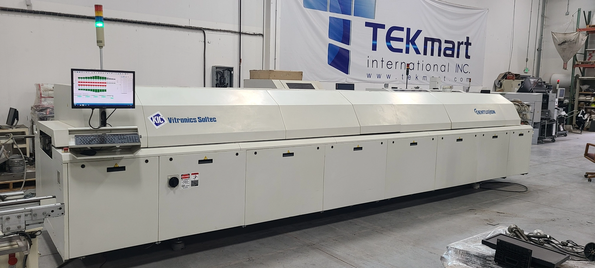USED 2017 VITRONICS SOLTEC SOLTEC CT1240 (CENTURION) REFLOW OVEN