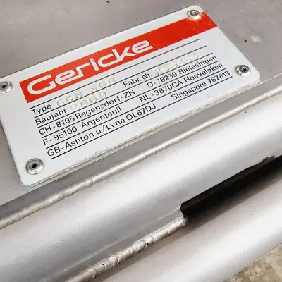 USED 2009 GERICKE GCN 300 - "NIBBLER"