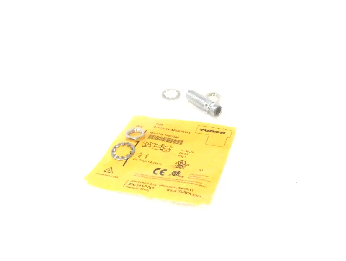 NEW TURCK BI 4-M12K-AP6X-H1141 SENSOR T4607200 BI4M12KAP6XH1141
