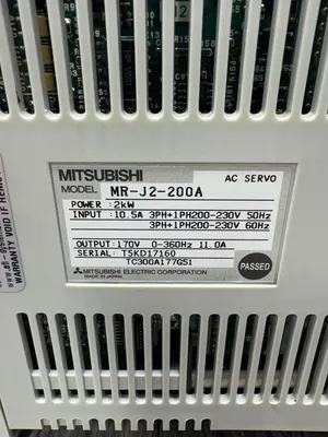 MITSUBISHI MR-J2-200A Electrical/PLC/Automation | ESS Industrial Equipment Sales (9)
