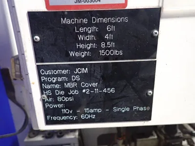 Used HS TECHNOLOGIES 2 UP CLIP DRIVE Assembly Machines | HGR 24 #746788