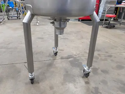 SS Single Wall 30 Gal. Mix Tank