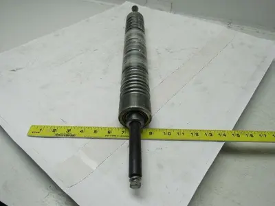 Aluminum Belt Drive Conveyor Roller 2-3/8"x 17"L W/3/4" Shaft 25-5/8" OAL