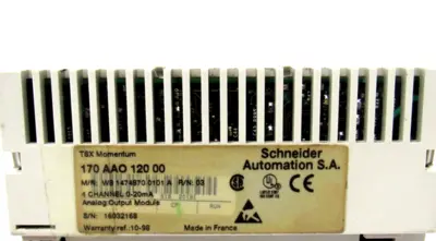 USED SCHNEIDER AUTOMATION 170AAO12000 OUTPUT MODULE