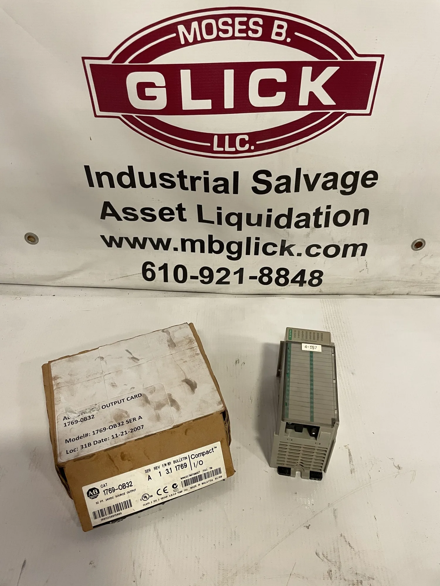 Allen-Bradley Compact I/O 1769-OB32 Ser A 32pt. Sourcing Output Module